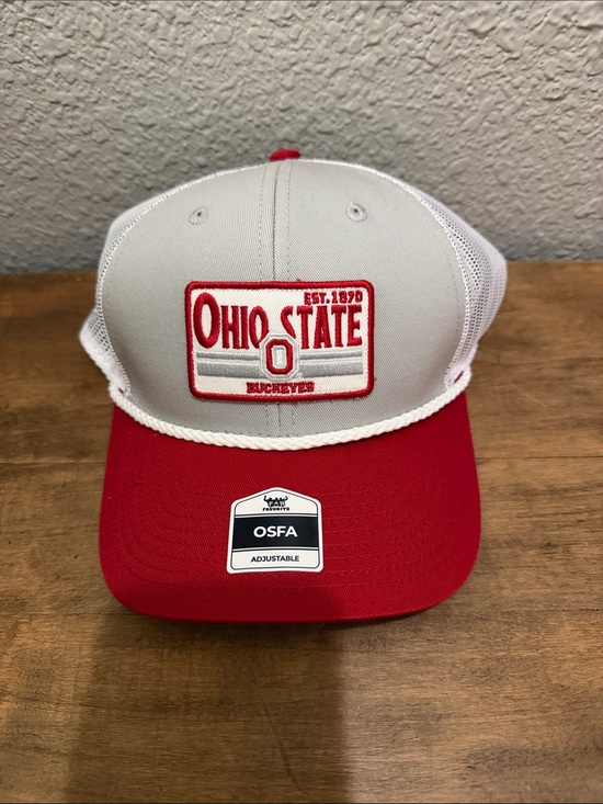 fan favorite Other - Ohio State Buckeyes Trucker Hat - Gray and Red NEW